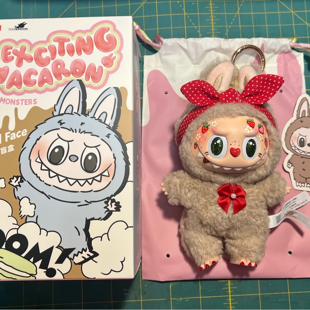 Custom Strawberry Toffee Labubu